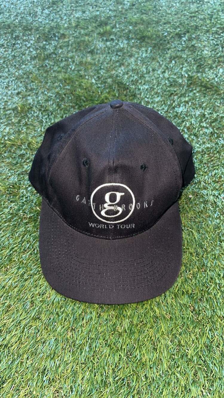 Vintage Garth Brooks World Tour Embroidered Snapback Cap
